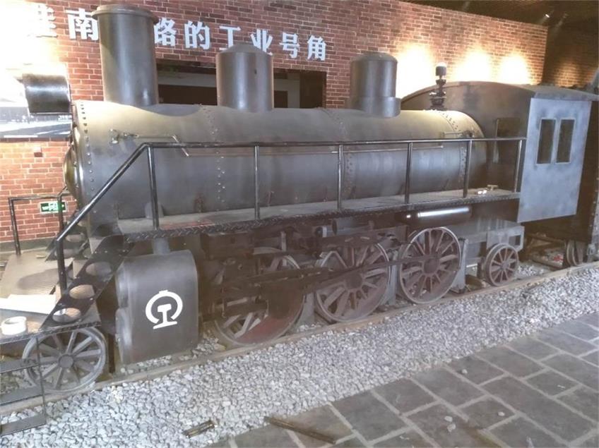 吐鲁番蒸汽火车模型